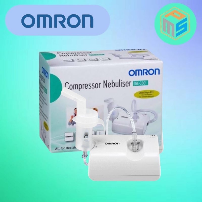Kompresor Nebulizer Omron NE-C801  Nebulizer Omron  C801  Inhalasi Asma Omron