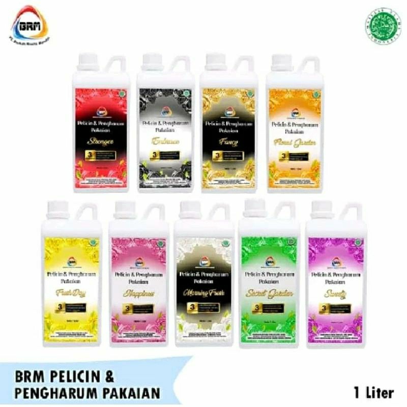 pewangi pelicin pakaian laundry mawar brm grab