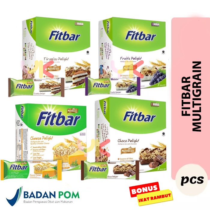 

Fitbar Cemilan Diet Sehat 1 Box Isi 12pcs (20gr)
