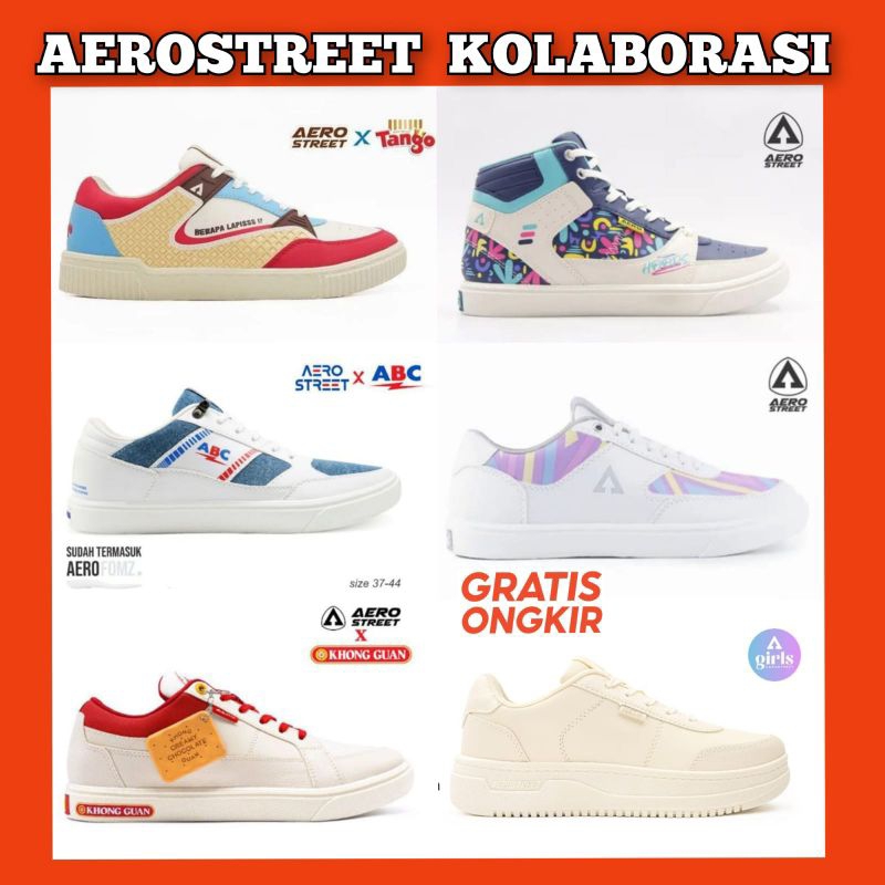 [Limited Edition] Aerostreet Tango Change Colour Khong Guan KFC ABC Cing - Sepatu pria wanita sneake