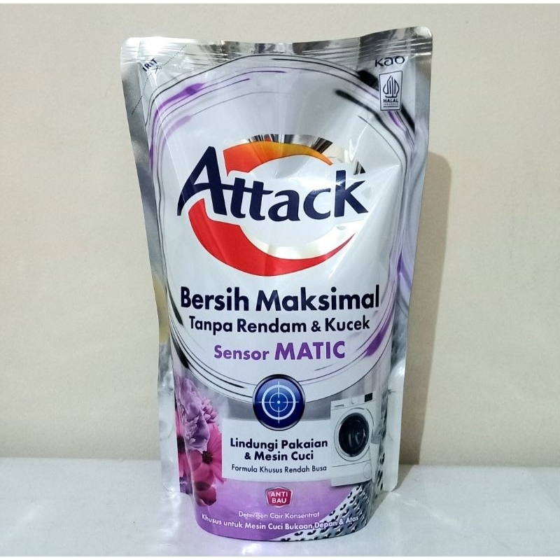 Attack Sensor Matic Detergen Cair 1200ml