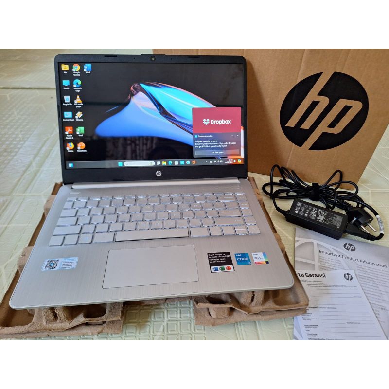 Laptop Hp 14S-dq4016TU, Intel Core i5 generasi 11, Ram 8 gb/Ssd 512 gbVGA Intel iRIS Xe Graphics