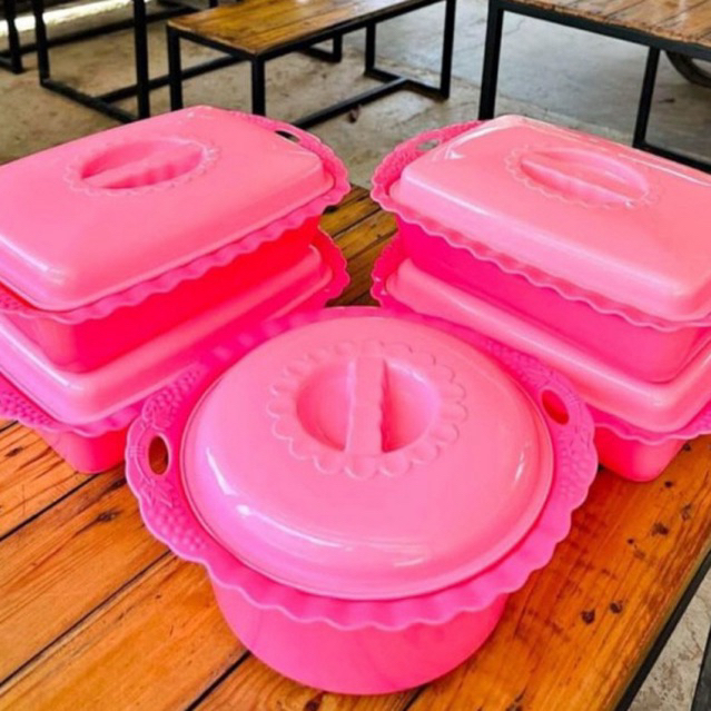BASI PRASMANAN JUMBO 4 SEGI 1 BULAT / BASI ANGGUR PINK 5 PCS