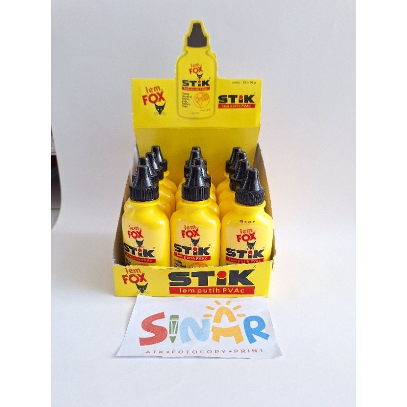 

Lem Fox Stick PVAC 60 gr Lem Serbaguna