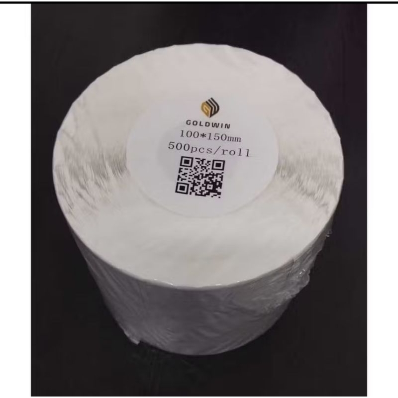 

LABEL THERMAL GOLD WIN - STIKER THERMAL KUYA - RESI BARCODE 100 x 150 mm ROLL