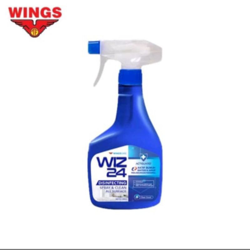 wiz 24 disinfektan / disinfektan wiz 24 / wiz 24 air disinfektan 450ml / wiz 24 wings