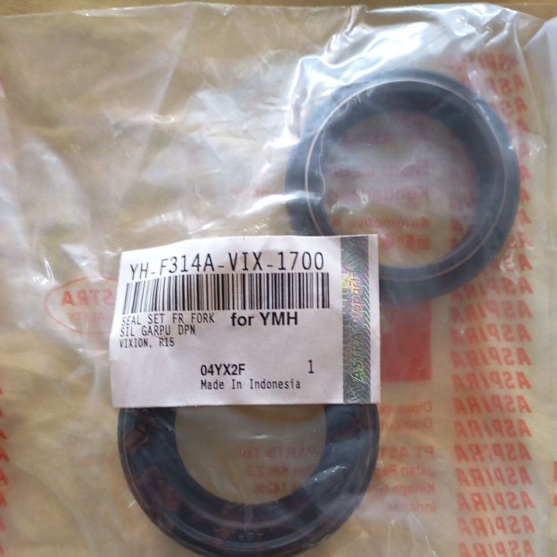 Seal shock set VIxion R15 V2 asli aspira YH-F314A-VIX-1700