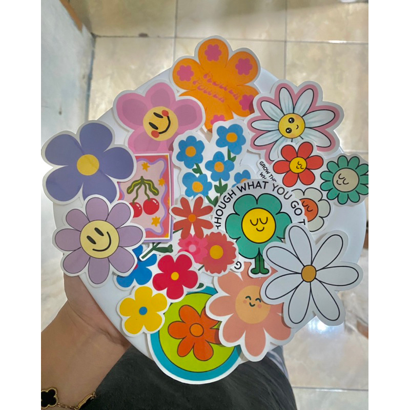 

STARLY - 10.10 STIKER FLOWER STIKER BUNGA STIKER TUMBUHAN STIKER LUCU STIKER ESTETIC