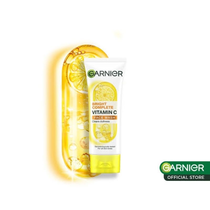 Garnier Facial Foam Vitamin C - Sakura - Ceramide Pink/kuning 100ml/g terbaru alnarashop_