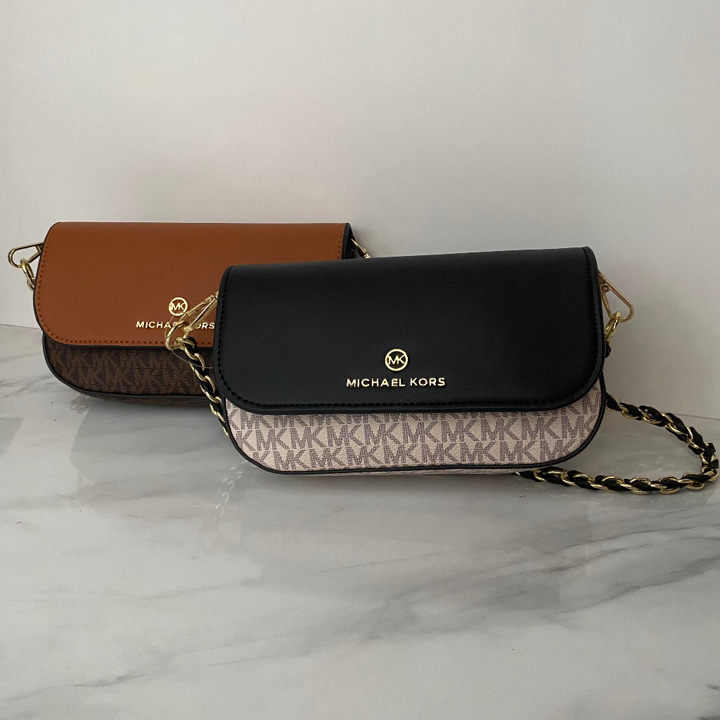 MK TAS WANITA SLINGBAG TALI RANTAI / TOTE BAG WANITA IMPORT MICHAEL KORS TAS SLEMPANG BAHU WANITA