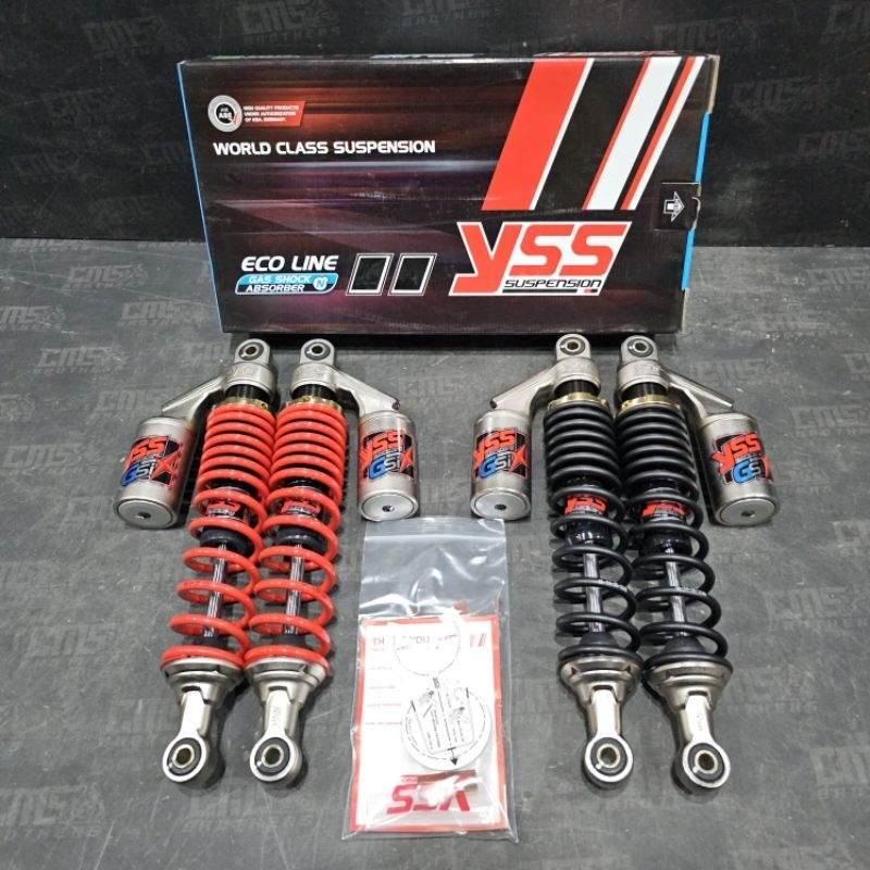 Shockbreaker Sok Tabung YSS GSIX 360mm RC302 Supra X 125 Hitam