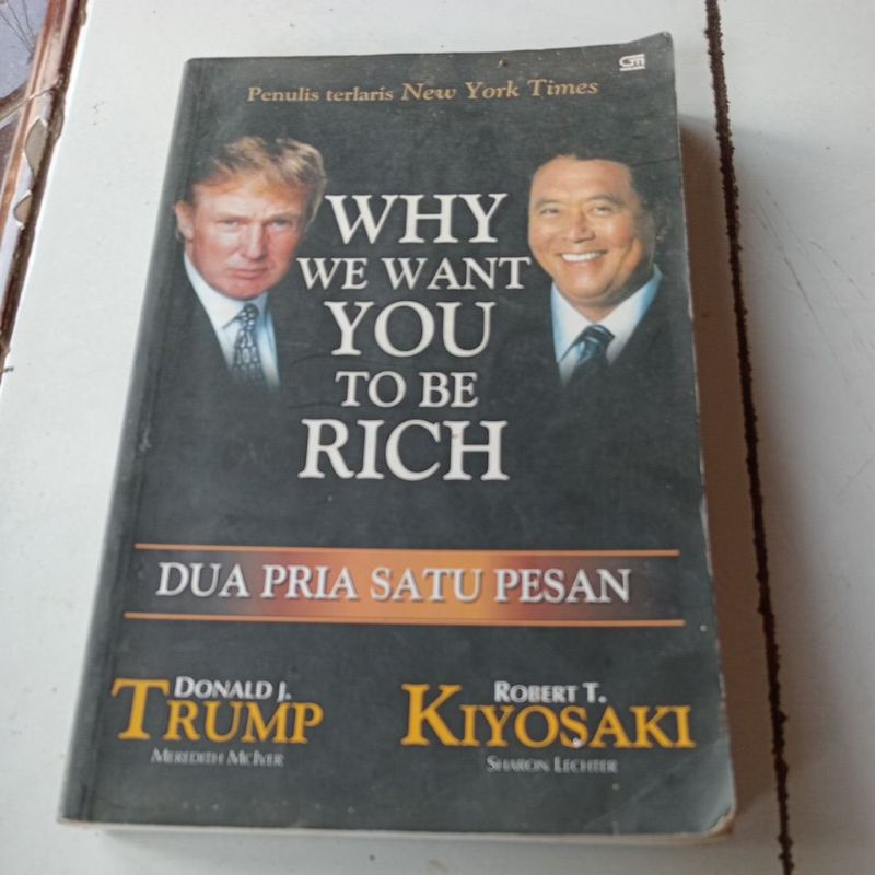 Buku Robert Kiyosaki dan Donald Trump