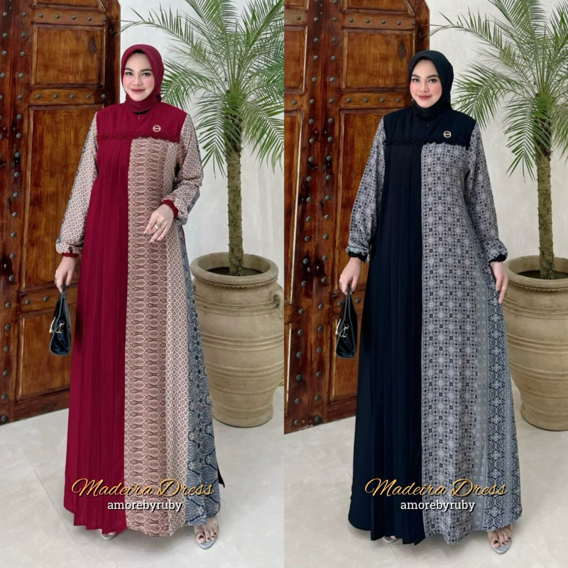 MADEIRA DRESS AMORE BY RUBY DRESS MUSLIM BAJU WANITA DRESS BUSUI GAMIS BUSUI WUDHUABLE BAJU WANITA B