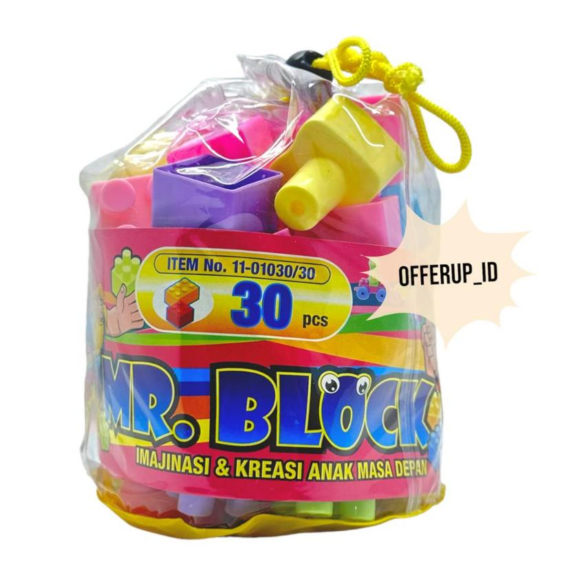 MAINAN ANAK SUSUN BLOCK MR. BLOCK