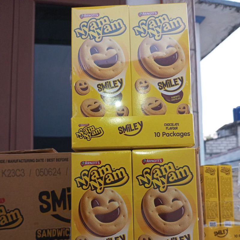 

promo Nyam nyam smiley satu packages isi 10