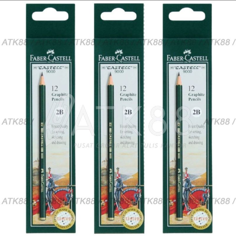

Pensil Faber Castell 2B 1 Lusin / 12 pcs