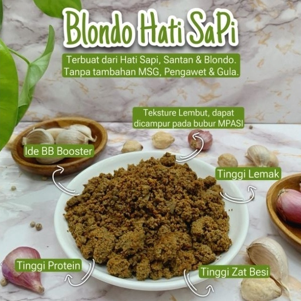

MPASI Corner Blondo Hati Sapi Ready To Heat 6+Mo 150 gr