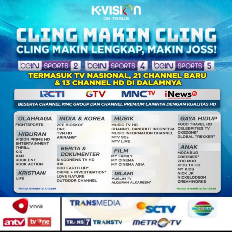 Paket cling K vision | cling 12 | cling 6 | kuota Telkomsel