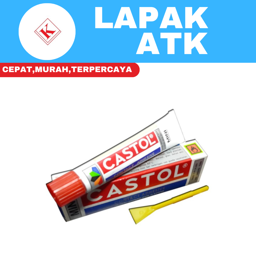 

Lem Castol 21CC (Lem Serbaguna) / Contact Adhesive Castol 21ml (1PCS) +