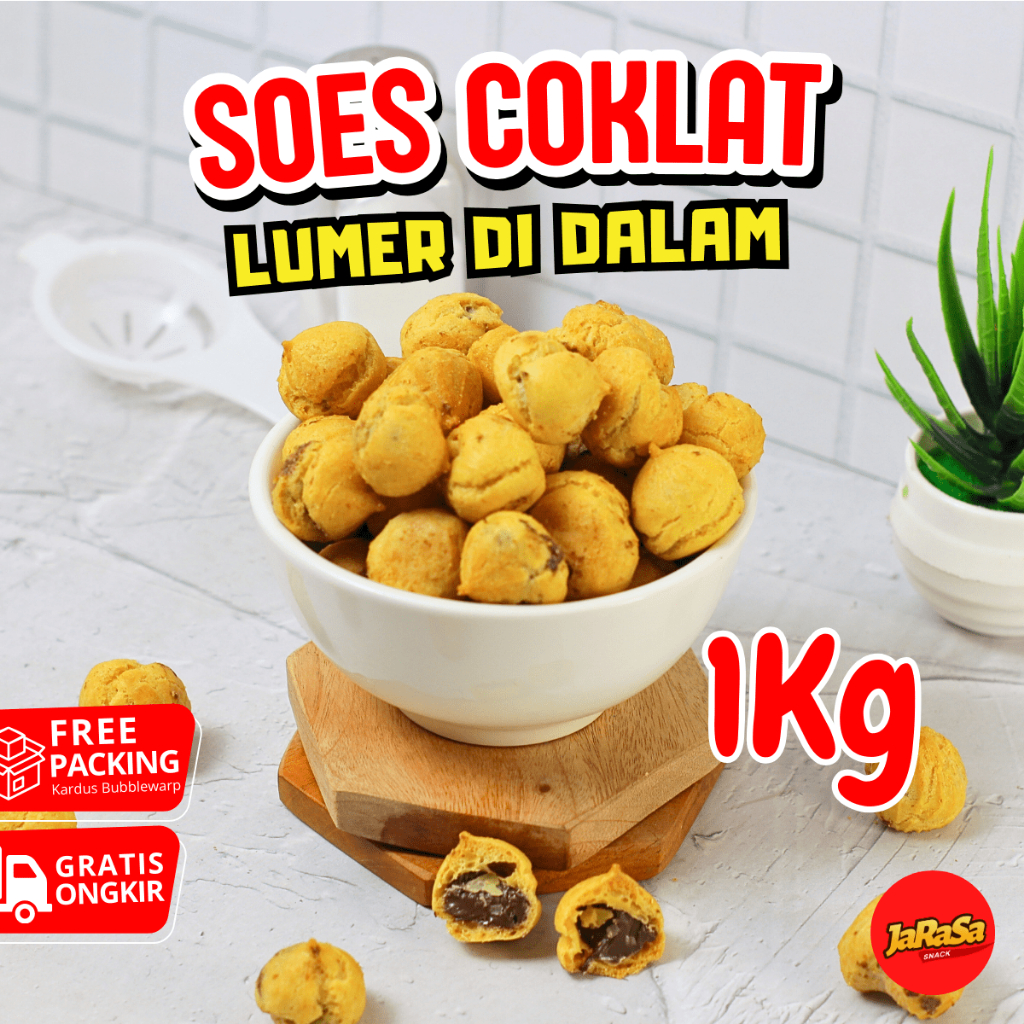 

SOES COKLAT LUMER KILOAN 1KG KUE SOES COKLAT KERING