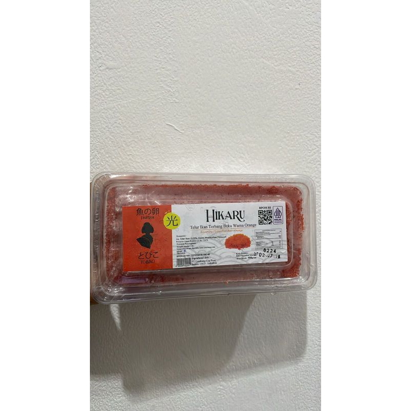 

TOBIKO ORANGE 500 GR MERK HIKARU | TOPPING SUSHI HALAL DAN SEGAR