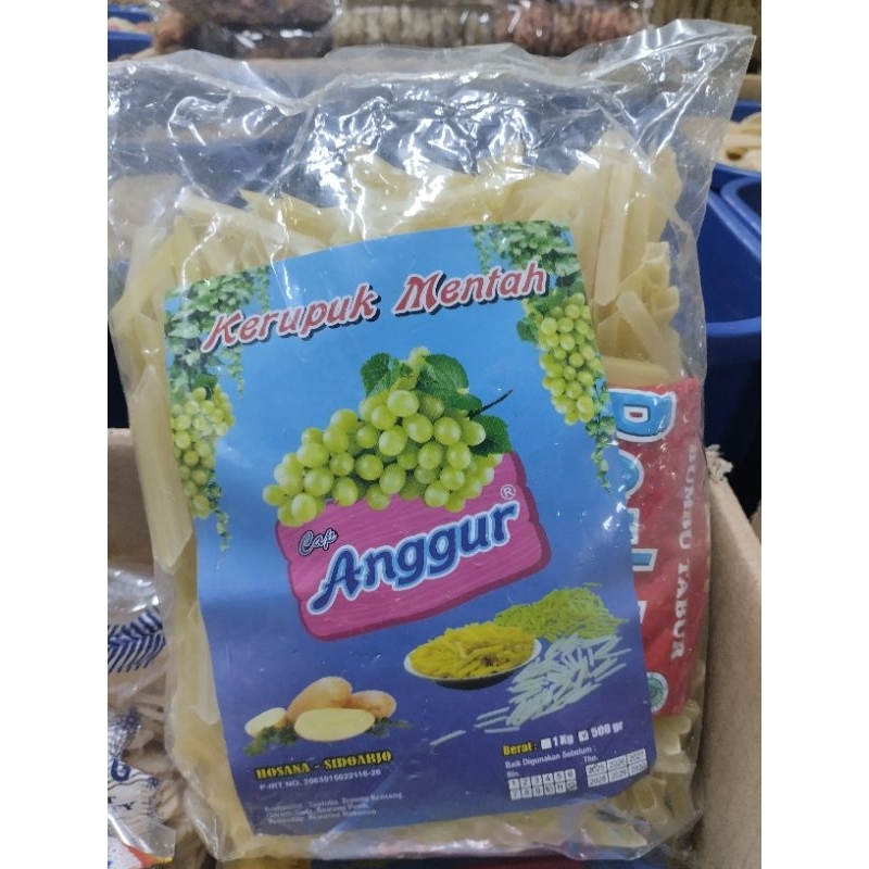 

kerupuk mentah cap anggur 500gr