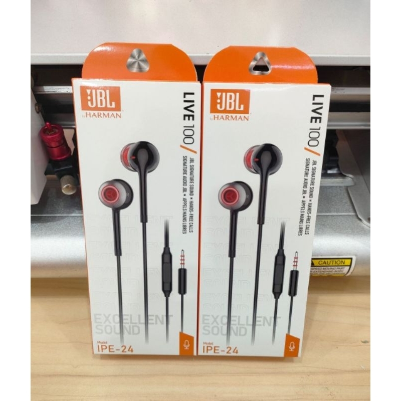HF HANDFREE KABEL JBL LIVE 100 IPE - 24 EARPHONE HEADPHONE