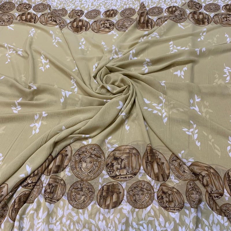 kain ceruty motif pinggir - kain ceruty - ceruty premium - kain ceruty babydoll - kain gamis ceruty 