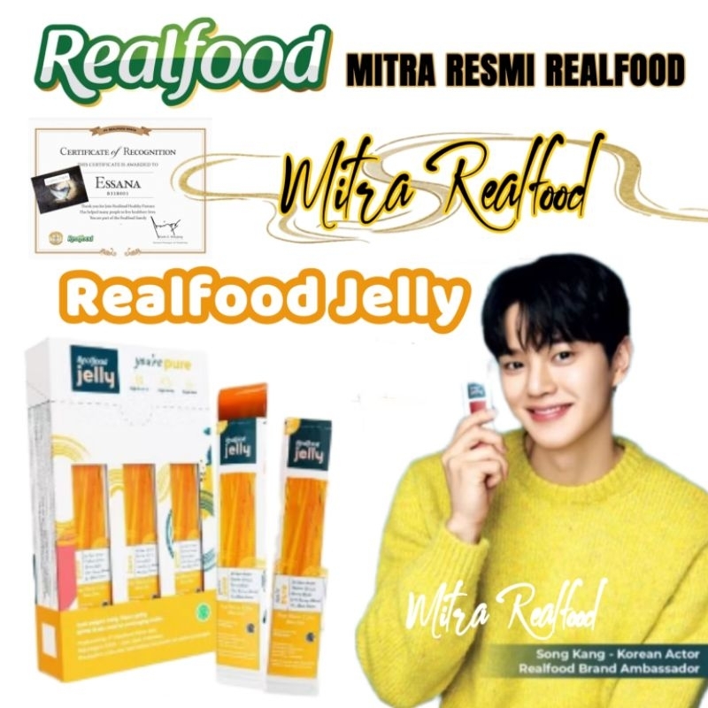 

Realfood Jelly Pure ( Formulasi Sarang Burung Walet , Zinc 12 Pcs )