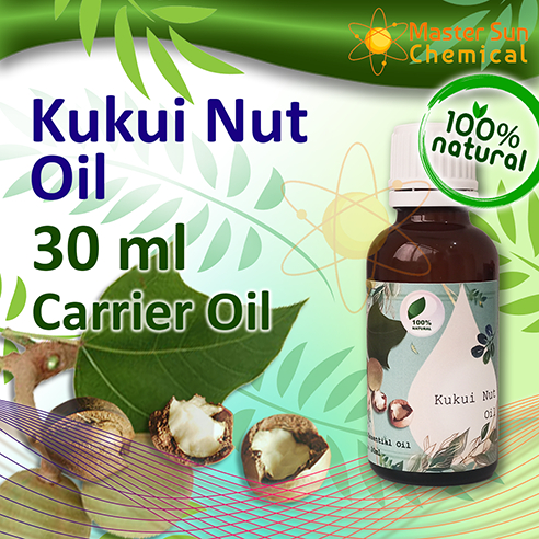 Kukui Nut Oil  -  Minyak Kemiri Murni Cold Pressed