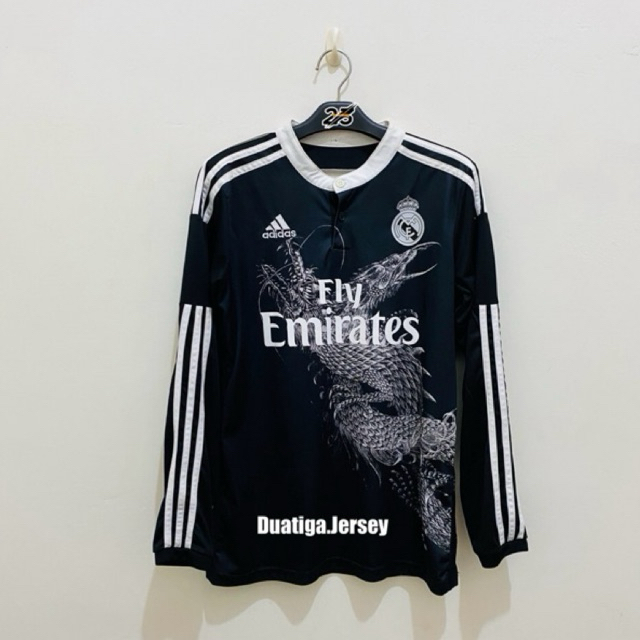 Jersey Retro Rare Real Madrid 3rd 2014 Long Sleeve (M)
