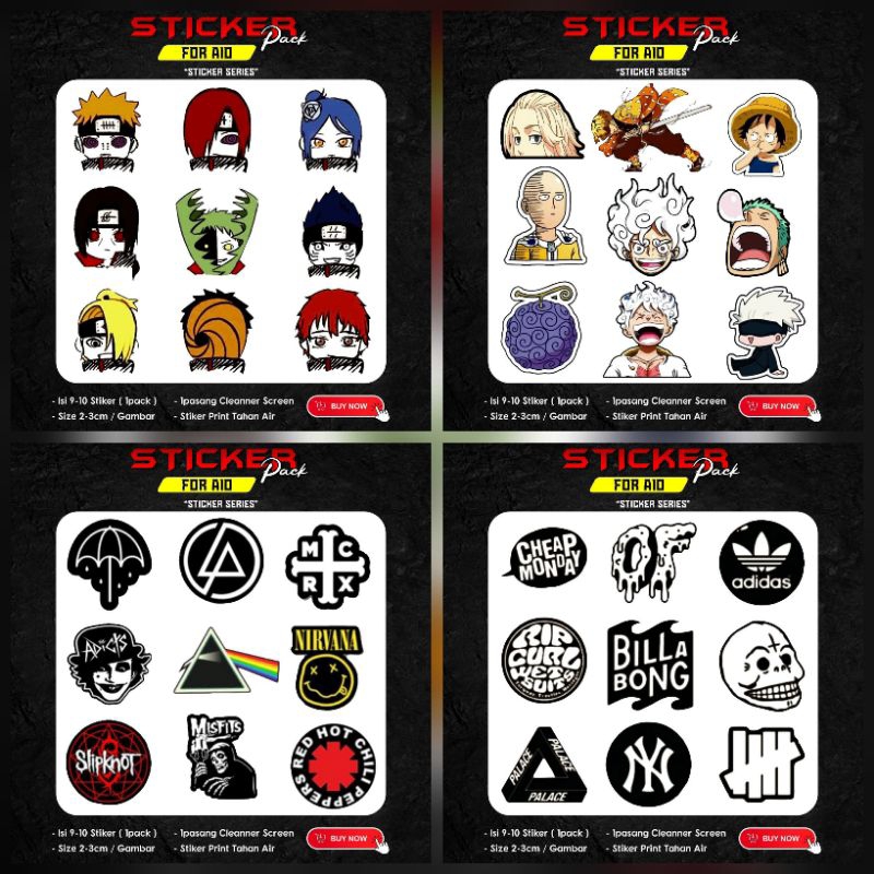 

STICKER PACK KUALITAS HD FULL BRAND