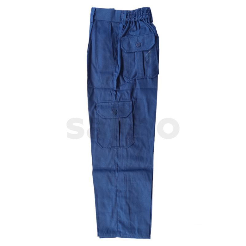 Celana Panjang HW Muhammadiyah  Kantong 6 Pinggang Karet Bawahan pria Wanita Kulot Formal Basic