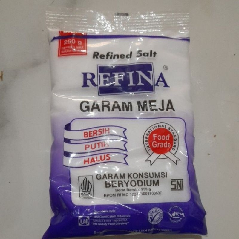 

GARAM REFINA GARAM KONSUMSI GARAM BERYODIUM 250g