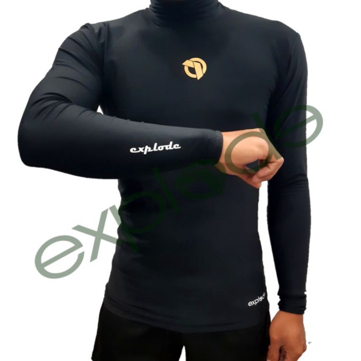 Promo Stok  baselayer explode original manset olahraga manset pria baselayer football