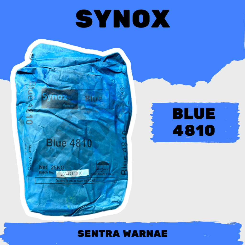 Pewarna Pigment/Iron Oxide/Oker/Verf - Synox Biru / Blue 4810