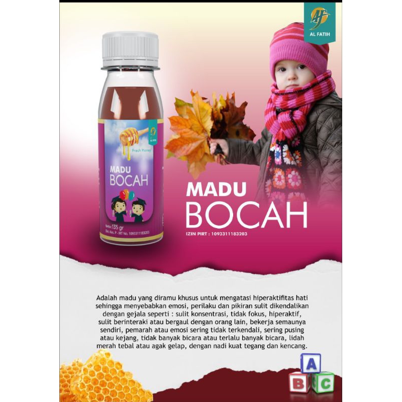 

Madu Bocah Solusi mengatasi Hiperaktif si Anak
