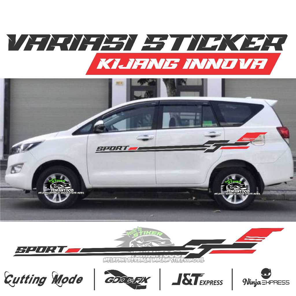 Cutting Sticker MOBIL innova lama STICKER VARIASI INNOVA 2005 2015