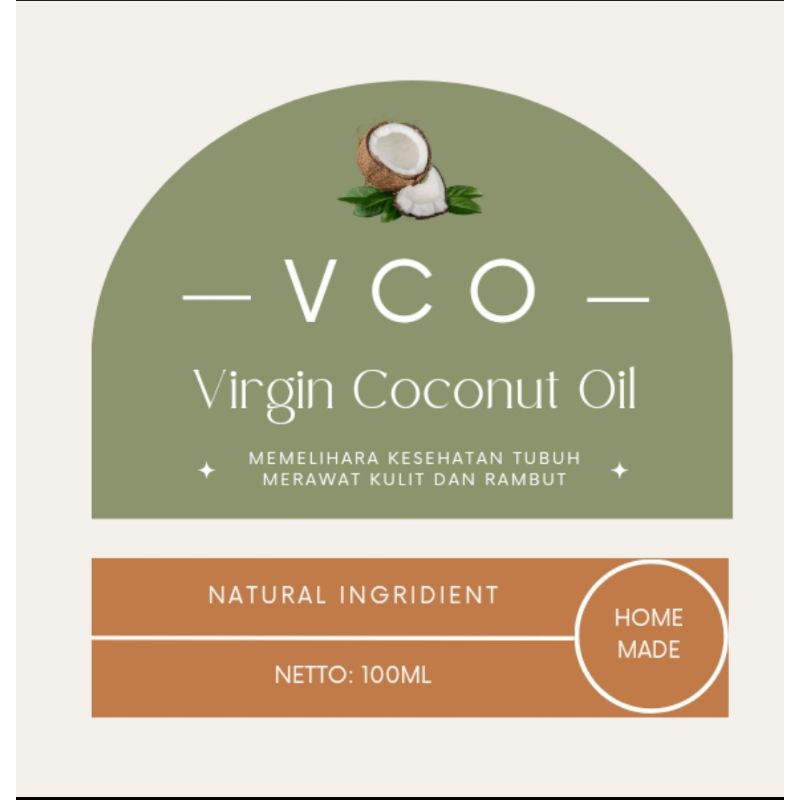 

vco (virgin coconut oil) -100ml /minyak kelapa murni asli/minyak penyubur rambut/minyak perawatan kulit dan rambut alami/100% natural