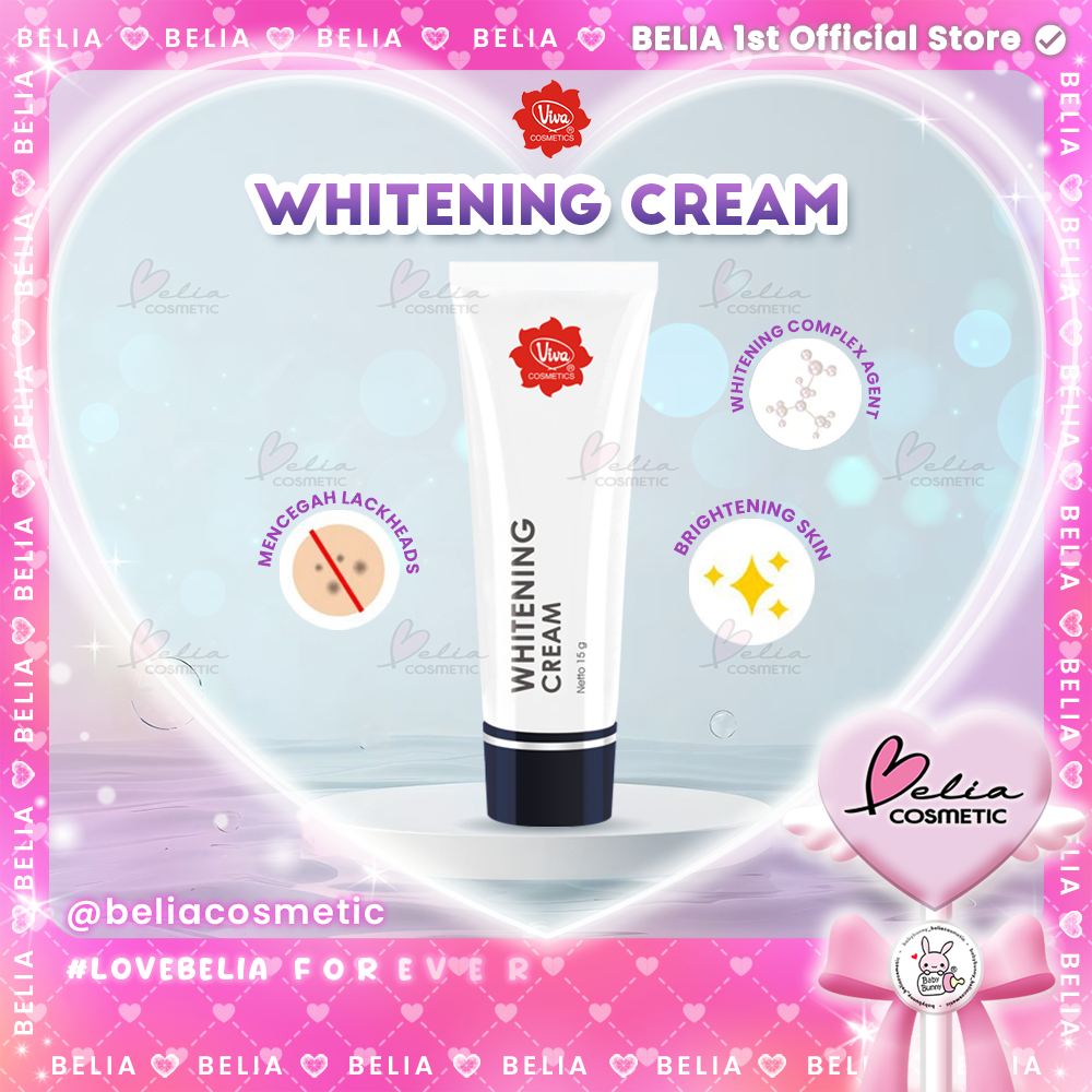 ❤ BELIA ❤ VIVA Whitening Cream - 15gr | Krim Menyamarkan Bekas Jerawat