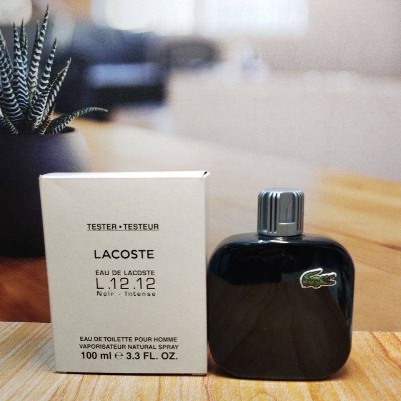 LACOSTE L1212 EDT NOIR INTENSE POUR HOMME 100ML TESTER