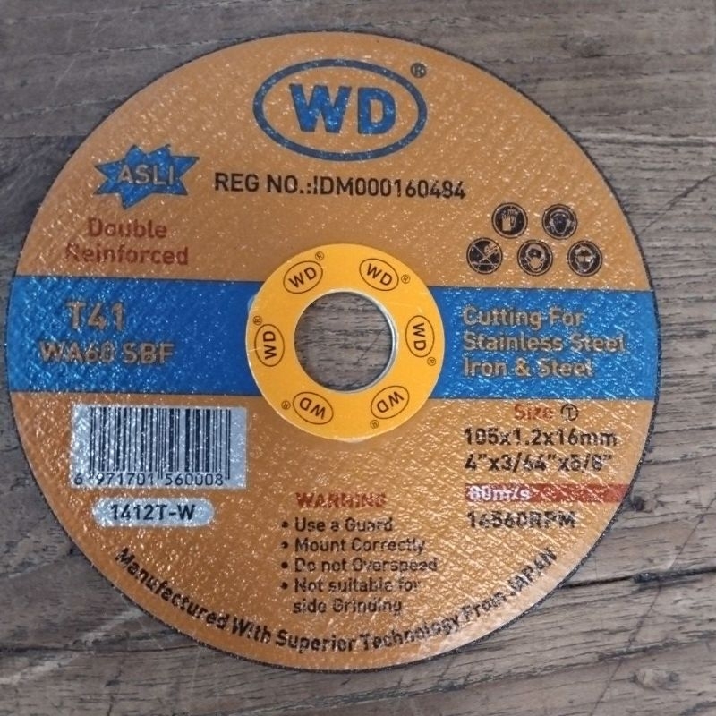 batu potong wd4 x1,2mm merek WD termurah