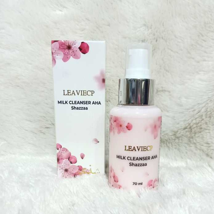 LEAVIECP MILK CLEANSER AHA SHAZZAA 70ML - MILK CLEANSER LEAVIECP ORIGINAL 100%