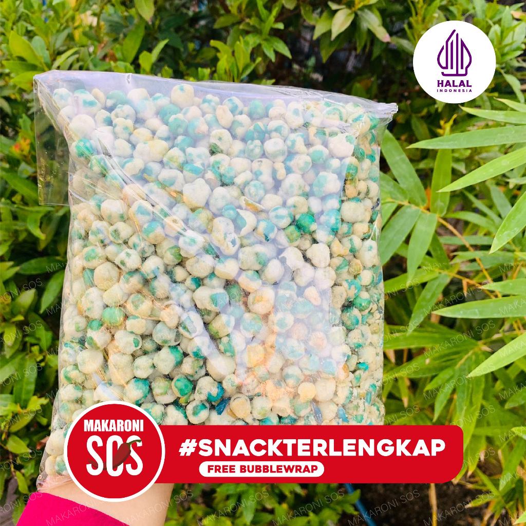 

1 KG Kacang Polong Ijo Tepung Terenak Termurah Terlengkap Viral Snack Grosir Kiloan Makaroni SOS