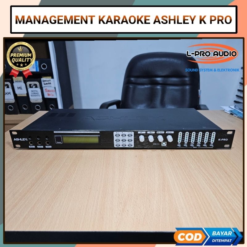 Manajemen karaoke ASHLEY K-PRO prosesor karaoke Ashley KPRO proccesor