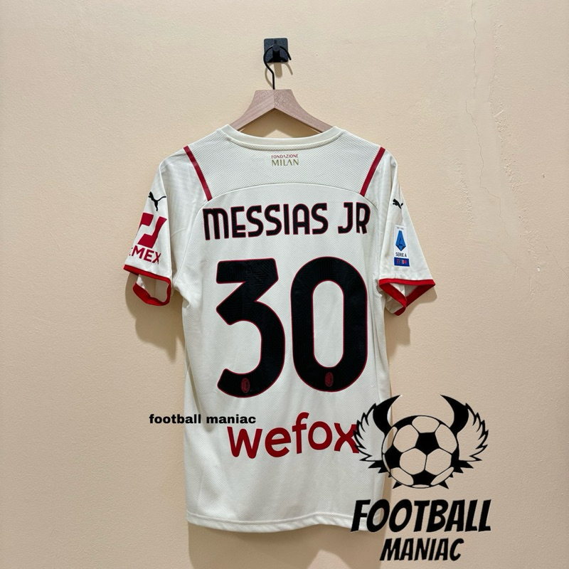 Jersey Bola Original AC Milan Away 2021/2022 Messias Jr #30