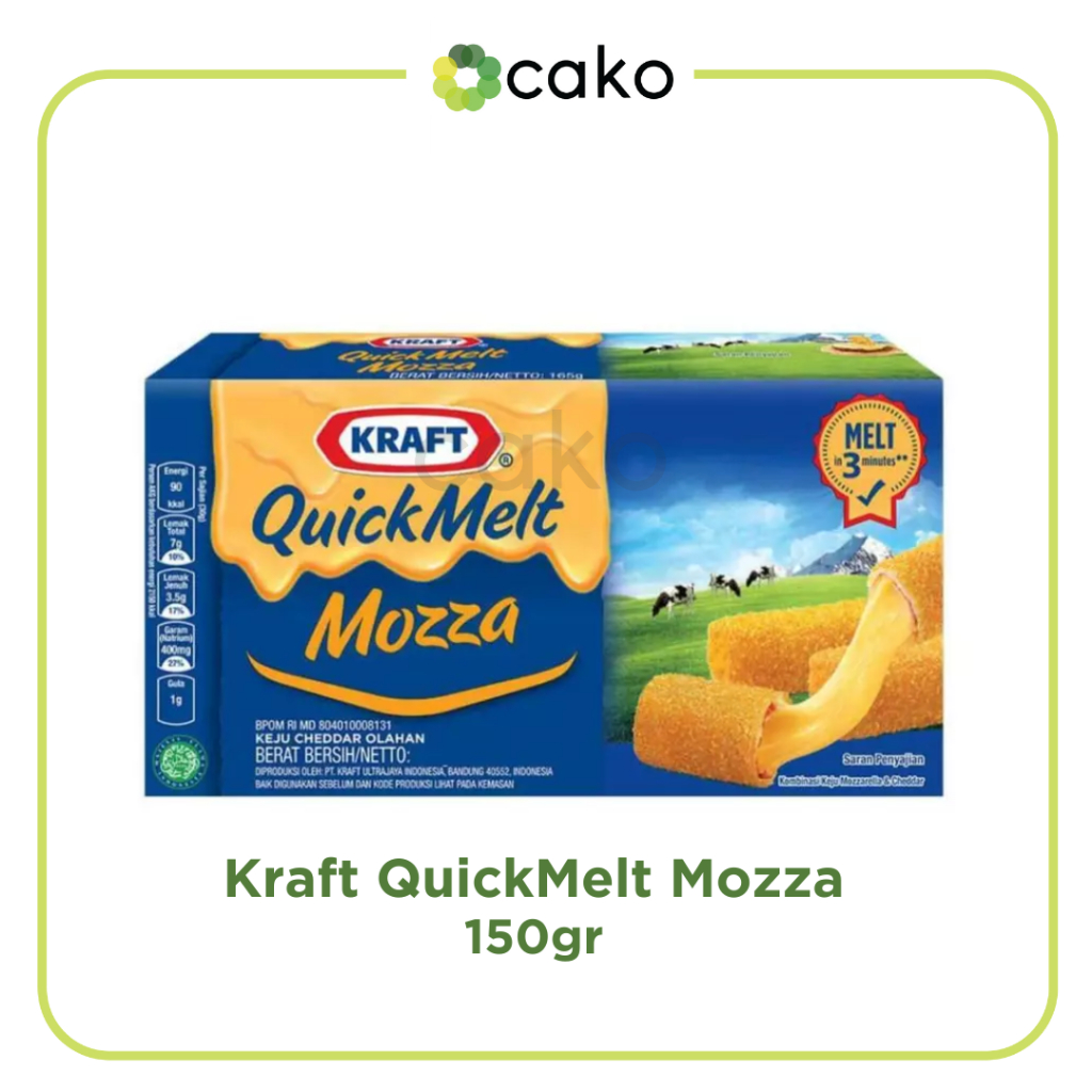 

Keju Kraft QuickMelt Mozza 150gr / Keju Mozarella Meleleh