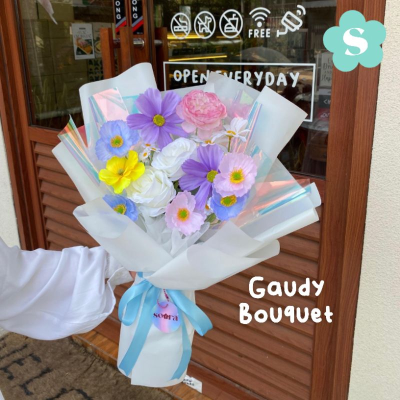 GAUDY BOUQUET | Artificial Flower Bouquet/Buket Artificial/Buket Bunga Palsu