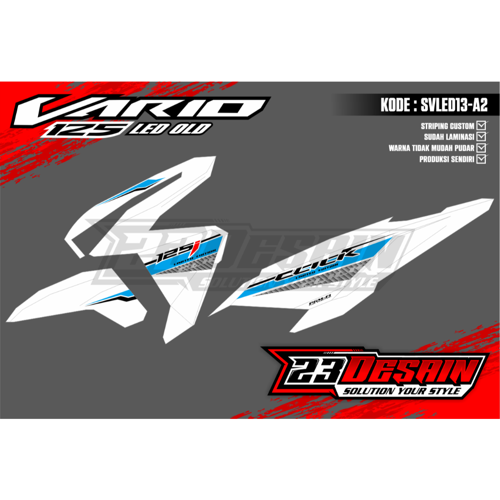 striping vario 125 led old motif malaysia striping vario new striping click malaysia sticker malaysi