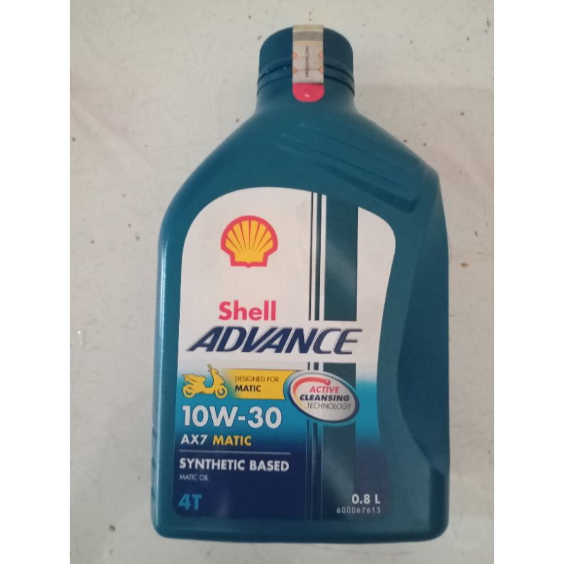 oli Shell biru advance AX7 matic 0,8 original